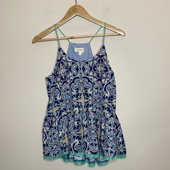 Anthropologie Meadow Rue Paisley Nuria Swing Tank - Picture 2 of 8